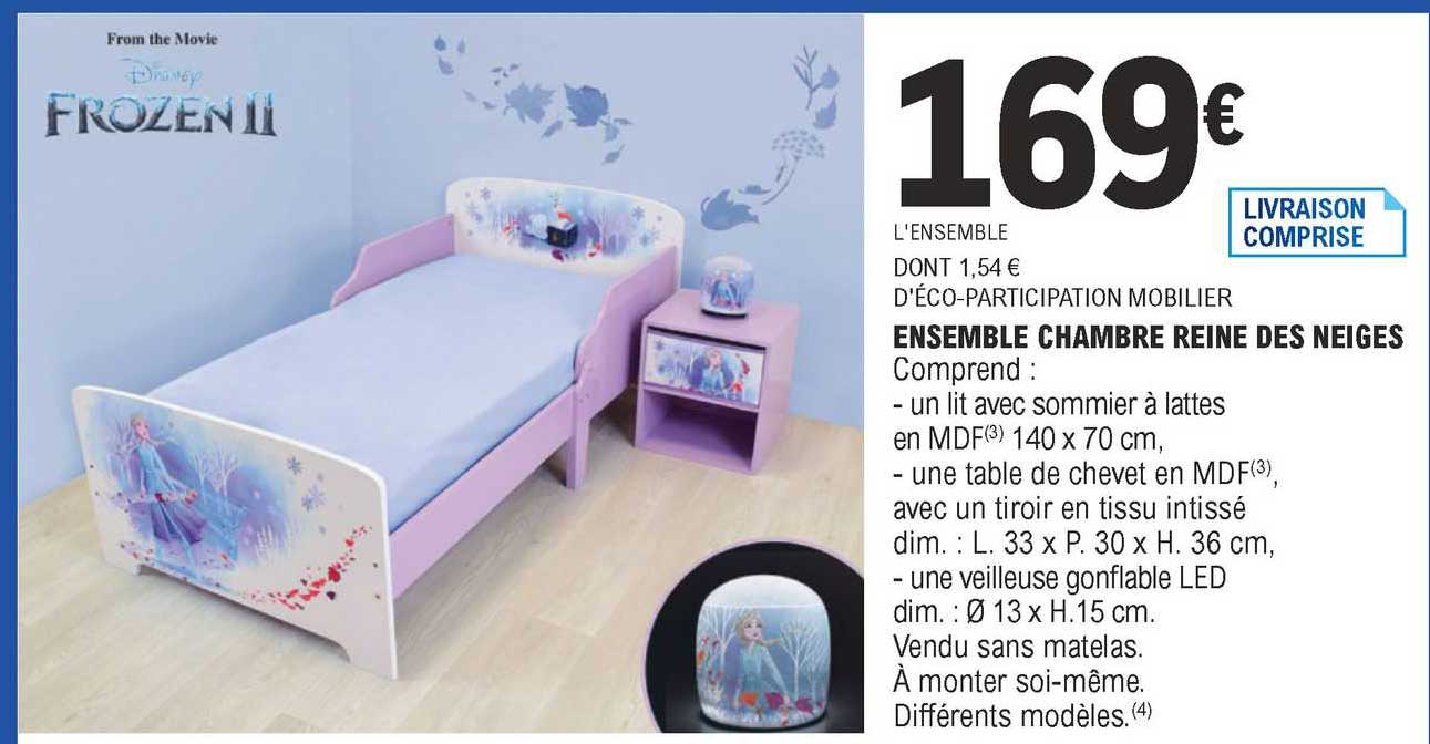 ensemble chambre reine des neiges