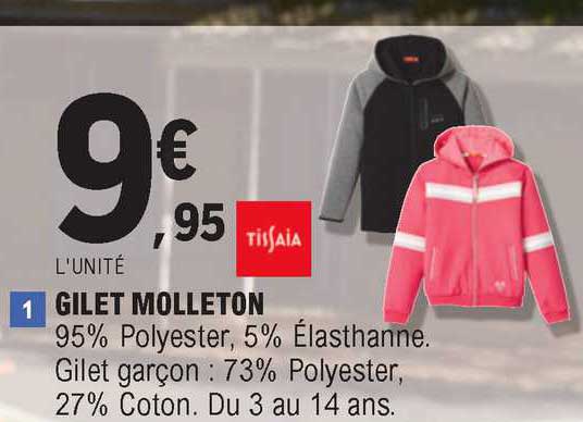 Gilet Molleton Tissaia