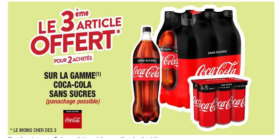 la gamme coca-cola sans sucres