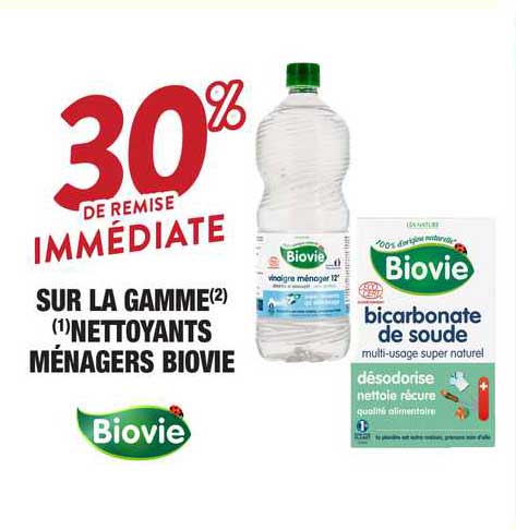 la gamme nettoyants ménagers biovie