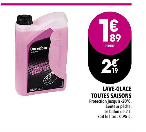 lave-glace toutes saisons