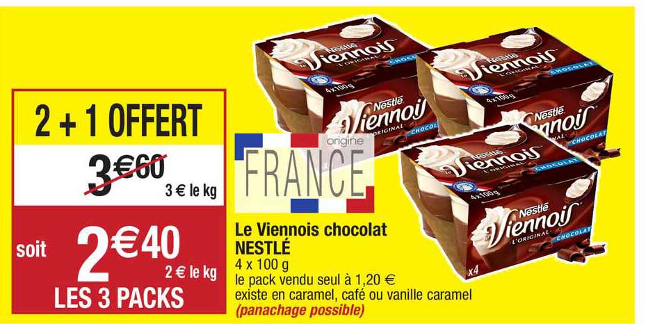 Le Viennois Chocolat Nestlé