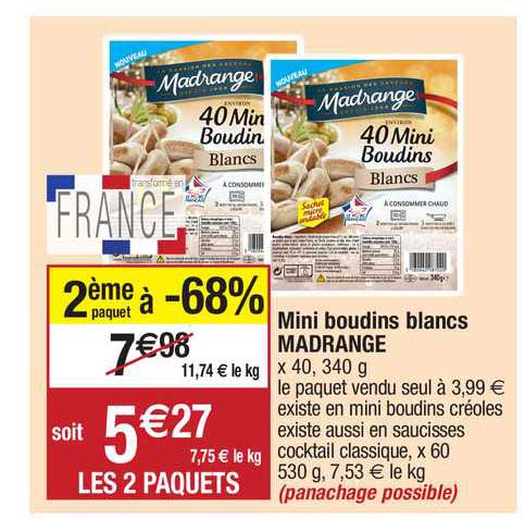 Mini Boudins Blancs Madrange