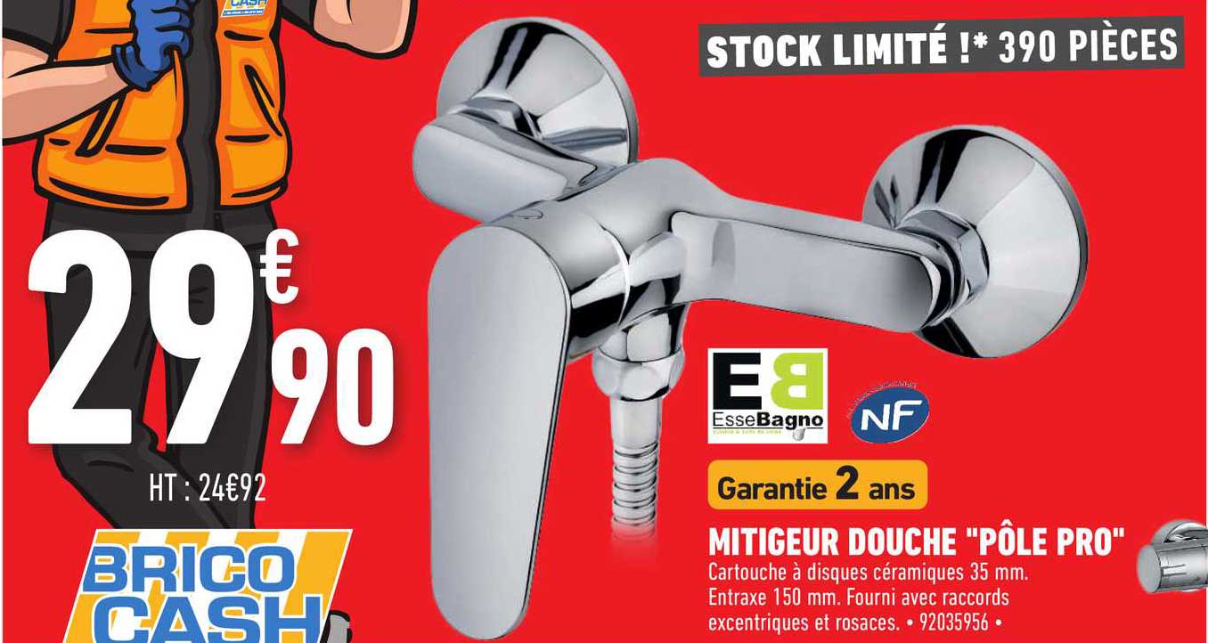 mitigeur douche "pôle pro"