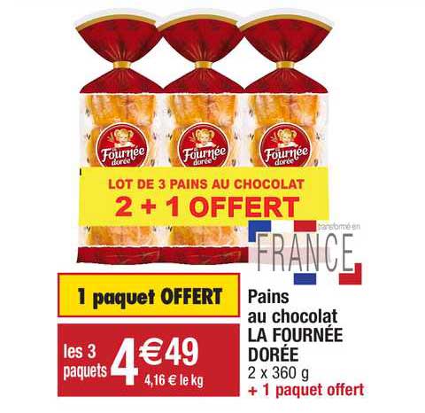 pains au chocolat la fournée dorée