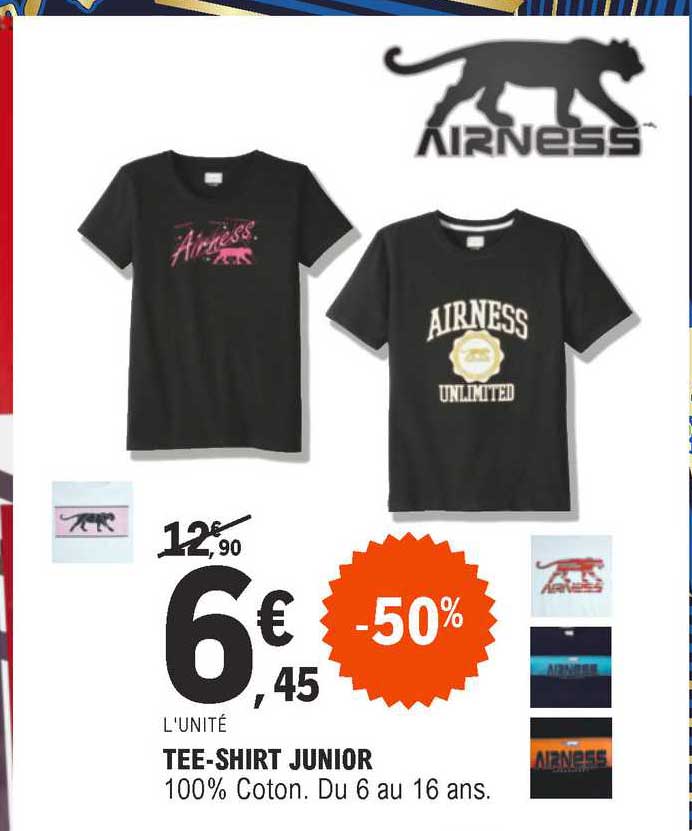tee-shirt junior airness