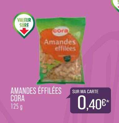 amandes éffilées cora