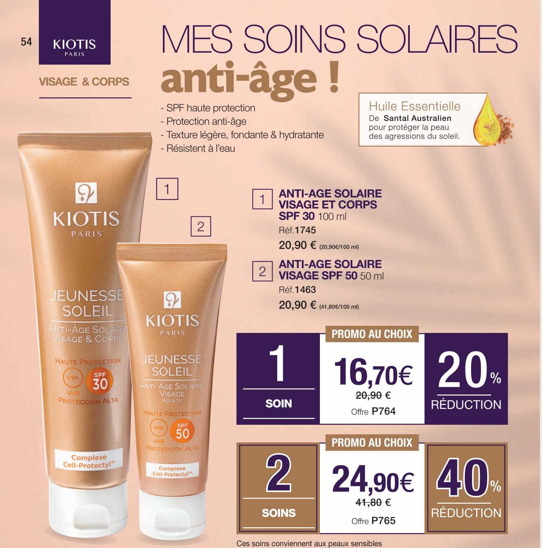 anti-âge solaire visage et corps spf, anti-âge solaire visage spf 50