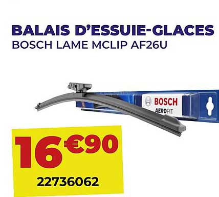 Balais D'essuie-glaces Bosch