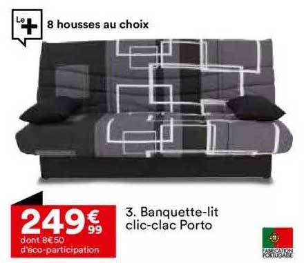 banquette-lit clic-clac porto