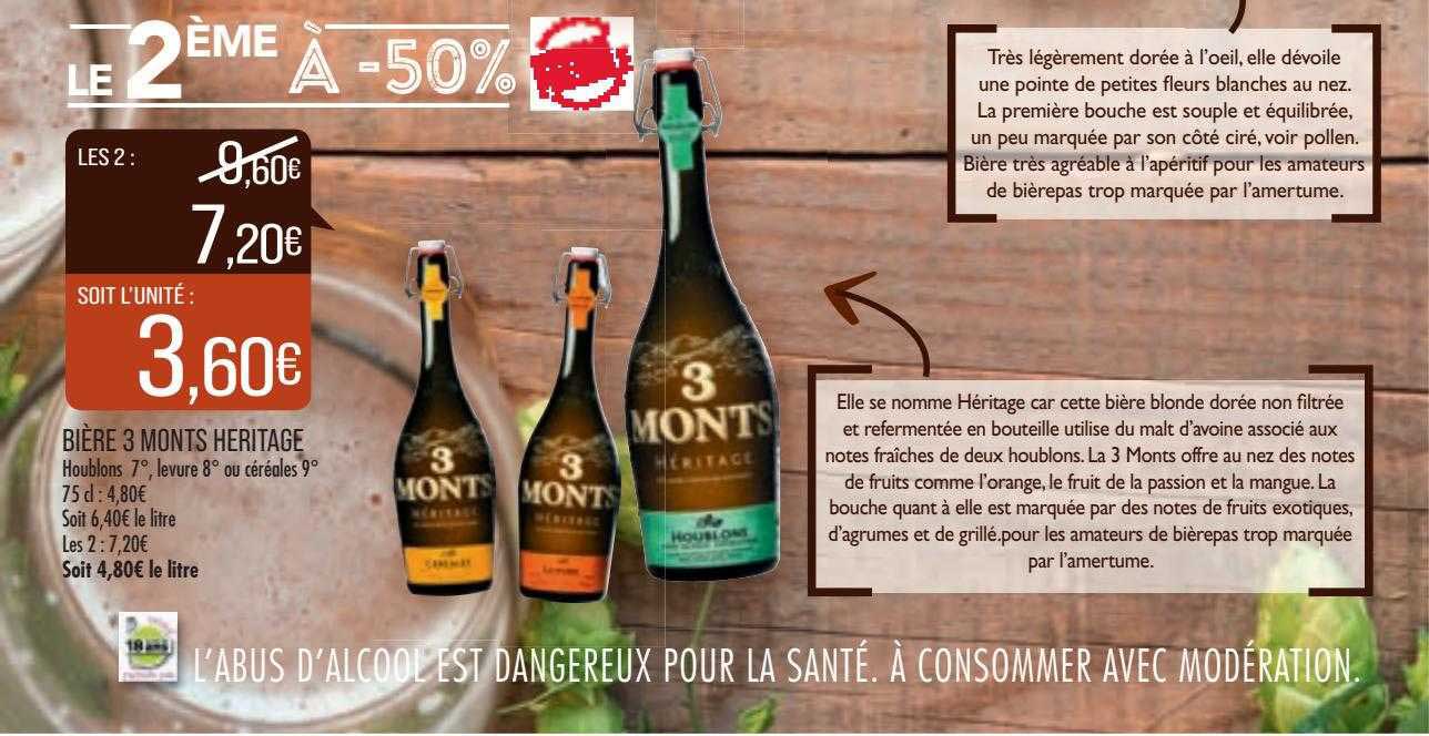 bière 3 monts héritage
