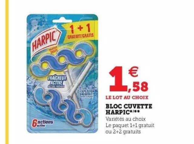 bloc cuvette harpic