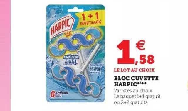bloc cuvette harpic