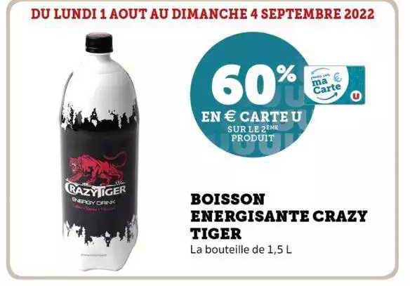 boisson énergisante crazy tiger