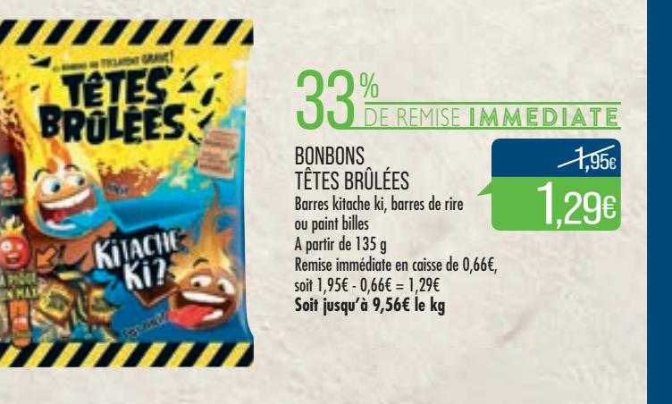 bonbons têtes brûlées