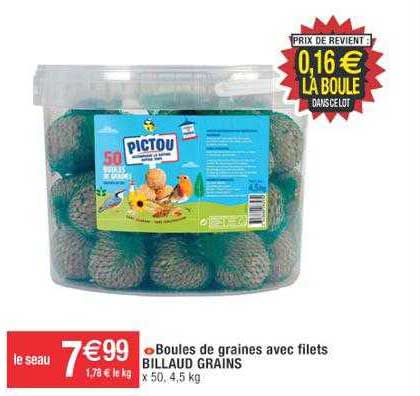 Boules De Graines Avec Filets Billaud Grains