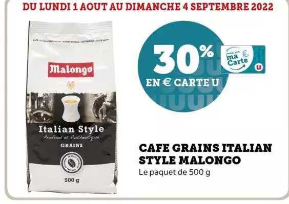 café grains italian style malongo