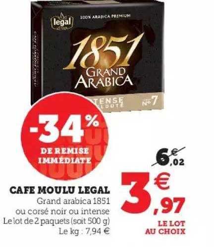 Café Moulu Legal