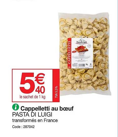 capelletti au boeuf pasta di luigi