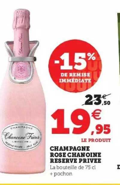champagne rose chanoine reserve privée