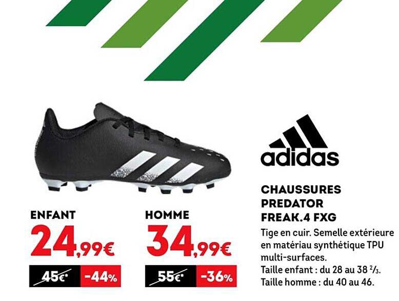 chaussures predator freak.4 fxg