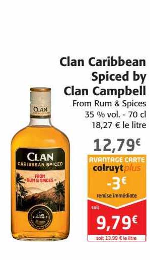clan caribbean spiced by clan campbell