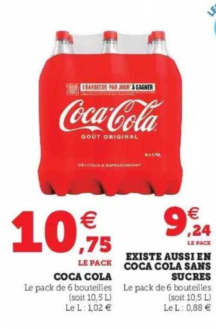 Coca-cola, Existe Aussi En Coca Cola Sans Sucres