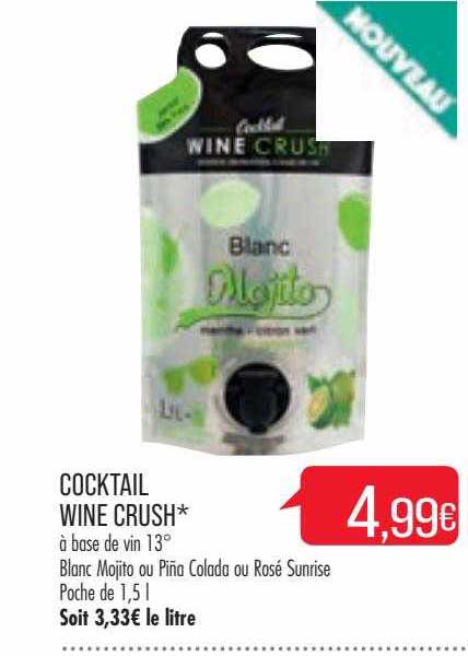cocktail wine crush