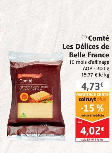 Comté Les Délices De Belle France