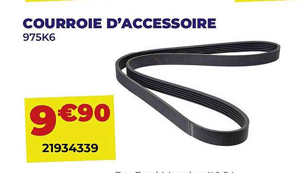 courroie d'accessoires