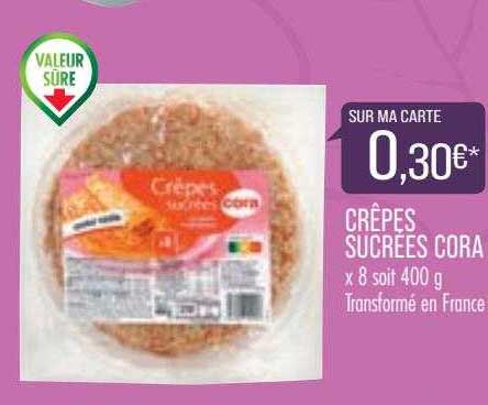 Crêpes Sucrées Cora
