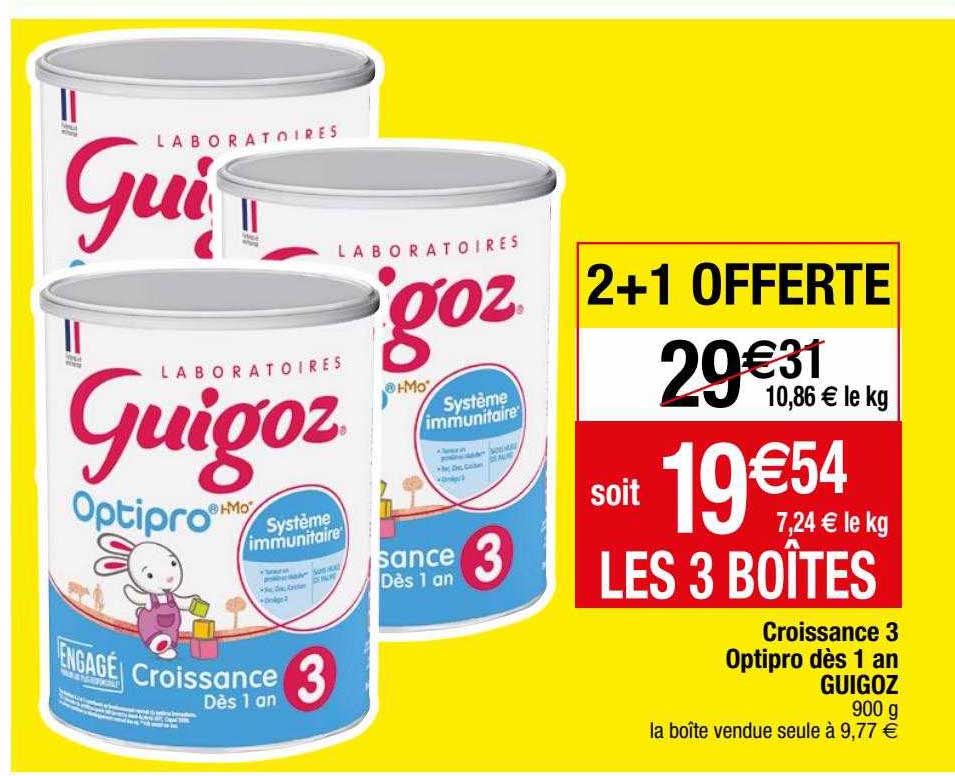 Croissance 3 Optipro Dès 1 Ans Guigoz
