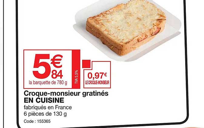croque-monsieur gratinés en cuisine