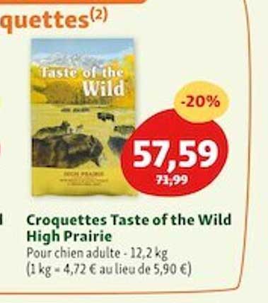 croquettes taste of the wild high prairie