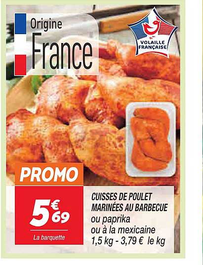 Cuisses De Poulet Marinées Au Barbecue