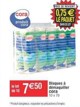 Disques à Démaquiller Cora