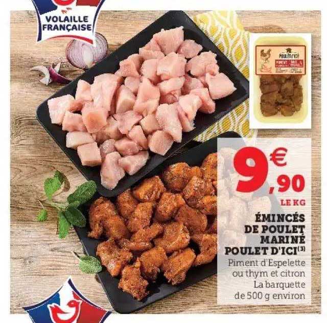 émincés De Poulet Lariné Poulet D'ici