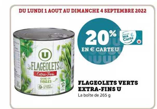 flageolets verts extra-fins u