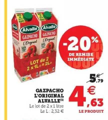 Gazpacho L'original Alvalle