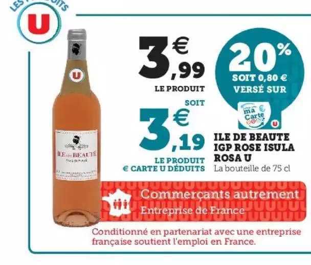 île De Beauté Igp Rose Isula Rosa U