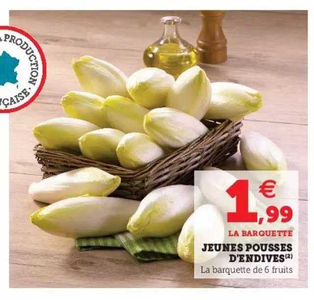 jeunes pousses d'endives