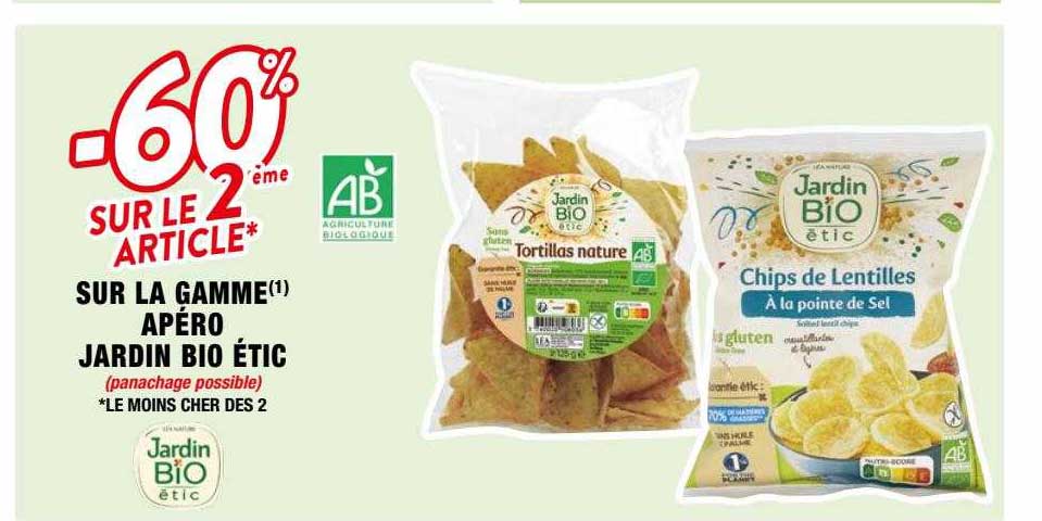 La Gamme Apéro Jardin Bio étic