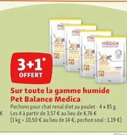 la gamme humide pet balance medica