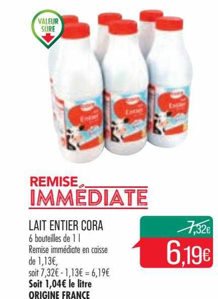 Lait Entier Cora