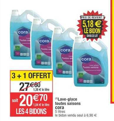 Lave-glace Toutes Saisons Cora