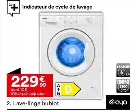 lave-linge hublot aya
