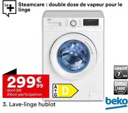 lave-linge hublot beko