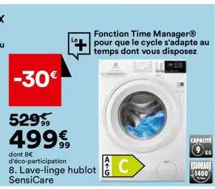 lave-linge hublot sensiCare
