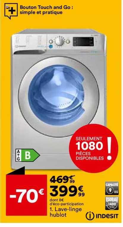 lave-linge hublot indesit