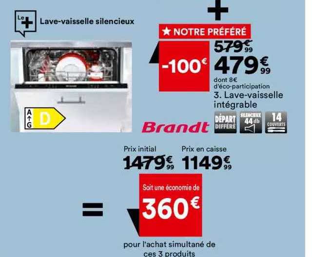 lave-vaisselle intégrable